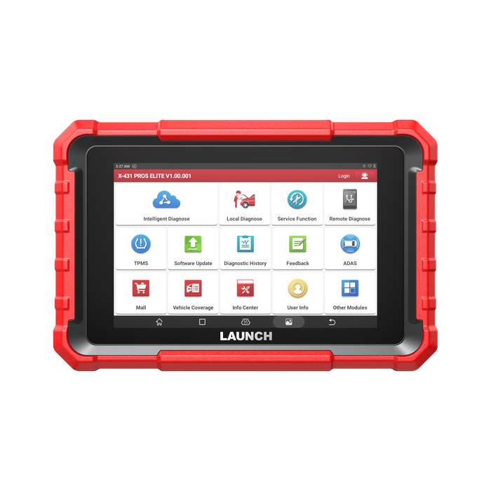 Launch X431 PROS Elite Car Diagnostic Tool for Full System Bidirectional, 32+ Services, ECU Coding, CANFD&DoIP, FCA Autoauth, Guide Function