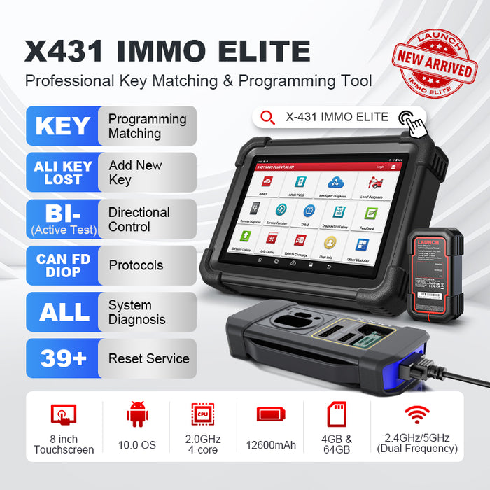 LAUNCH X-431 IMMO ELITE Professional Key Programming & Diagnostic Tool (latest)