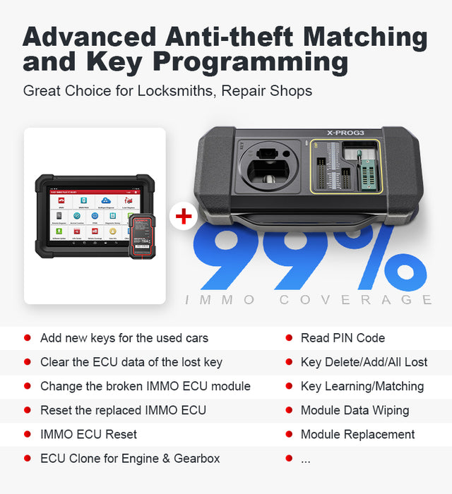 LAUNCH X-431 IMMO ELITE Professional Key Programming & Diagnostic Tool (latest)
