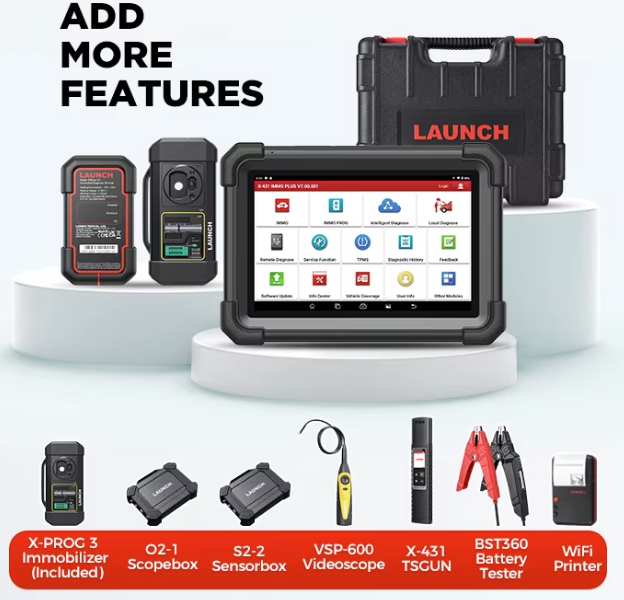 LAUNCH X-431 IMMO PLUS Professional Key Programming &amp; Diagnostic Tool